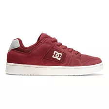 Tenis Dc Shoes Manteca 4 Hombres Vino Gamuza Adys100766brk