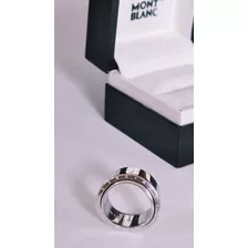 Montblanc Anillo Wish 100% Original Plata Fina 925 