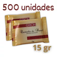 500 Mini Sabonete 15g Hotel Motel Pousada Castanha Do Brasil