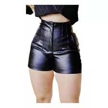 Short Vinipiel Para Mujer Corto, Short Vinil