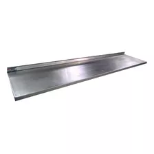 Prateleira Aço Inox Lisa Com Mão Francesa Sob Medida 230x40