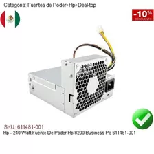 Fonte De Alimentação Para Pc Hp 611481-001 240w