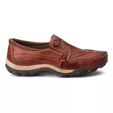 Sapatilha Mocassim Slip Masculino Marrom Campero Verão