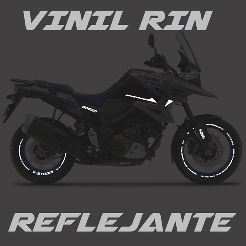 Kit Sticker Reflejantes Suzuki V-strom 1050xt R17-19 3m +reg Foto 3