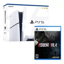 Consola Ps5 Slim Con Lector De Discos + Resident Evil 4