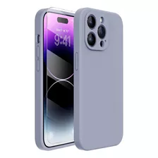 Funda Silicona Liquid Para iPhone Varios Modelos + Vidrio