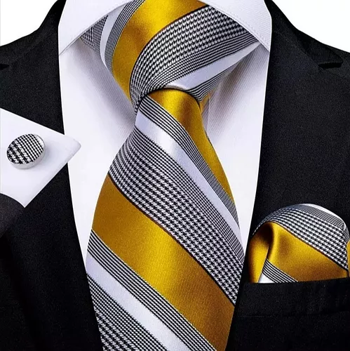 Segunda imagen para búsqueda de corbata dorada
