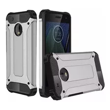 Case Protector Tough Armor Tech Plateado Motorola Moto G5