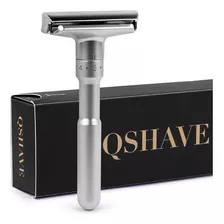 Barbeador Qshave Safety Razor 6 Niveis Tipo Merkur Futur