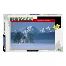 Quebra Cabeça Puzzle Paisagem De Inverno Nig Brinquedos 0291