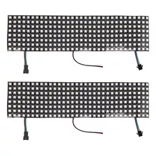2 Paneles De Matriz Led, Ws2812b Rgb, 832 Píxeles, Digital F