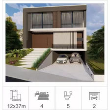 Planta De Casa Com 4 Quartos - Projeto Arquitetônico Ea-195