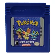 Pokémon Kalos Crystal Cartucho Fita Game Boy Gbc / Gba 