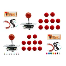 20 Botões + 2x Joystick Tipo Sanwa + Placa Zero Delay Arcade