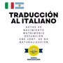 Primera imagen para búsqueda de traducciones publicas partidas de nacimiento italiano