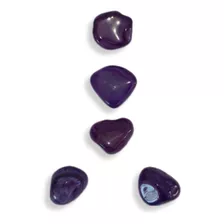 3 Piedras De Ágata Morada (entre 10-15 Grms X C.u.)