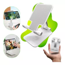 Suporte Celular Tablet Apoio De Mesa Haste De Metal Branco