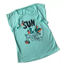 Camiseta Blusa Para Niñas Diseños Varios Fun Tropical 