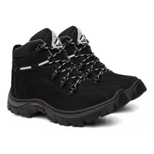 Bota Adventure Trilha Rapel Couro Legítimo Palmilha Gel.