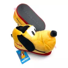 Pantufa Pluto, Oficial Disney, Solado De Borracha, 3d