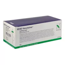 Mariposa Scalp Vacutainer Safety-lok Aguja 21g 3/4 7 10un