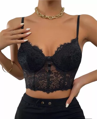 Tercera imagen para búsqueda de corset negro