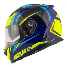 Capacete Moto Givi 50.5 Stoccarda Blade C/ Óculos Interno