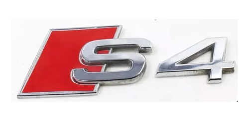 Emblema Audi Sline Baul A4 S4 Plateado Trasero Metalico Foto 2