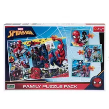 Spiderman Marvel Puzzle 3 En 1 Marca Trefl 