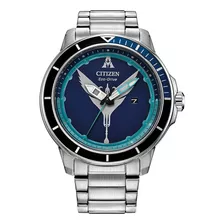 Citizen Reloj Eco-drive Avatar, Pulsera Plateada, Esfera Azu