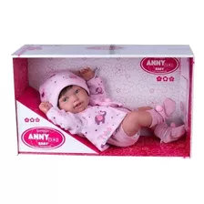 Boneca Em Silicone Anny Doll Baby Menina Reborn - Cotiplás