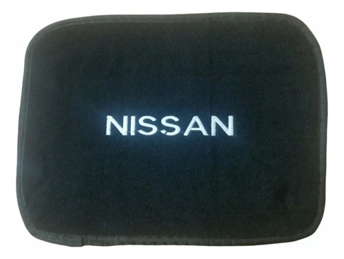 Kit 4 Tapetes Alfombra Bordados Logo Nissan Pick Up D21 2008 Foto 3