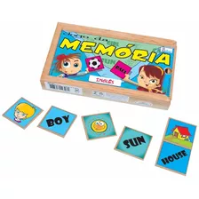 Jogo Da Memória De Ingles Educativo Pedagogico Loja