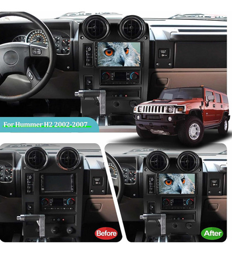 Radio Android 2+32 Carplay Hummer H2 Foto 2