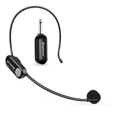 Micrófono Inalámbrico Marca Zerfun /auriculares/negro