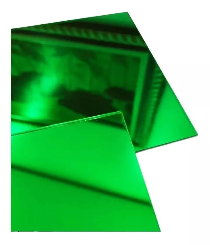 Espelho Acrilico Verde Importado 2mm Sob Medida