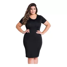 Vestido Tubinho Preto Moda Evangélica