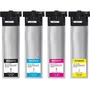 Segunda imagem para pesquisa de kit 4 bolsas tinta original epson wf c5790 wf c5710 wf c5290