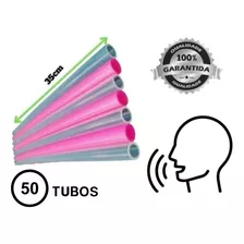 50 Tubo Ressonância Lax Vox Exercício Vocal Silicone Revenda