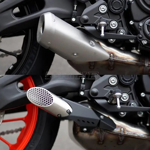 Tapa De Silenciador De Tubo De Escape Para Yamaha Mt-07 2013 Foto 4