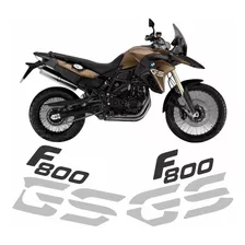 Kit Adesivos Bmw F800gs 2014 Marron F800mr01 Cor Adesivo F800gs Branco E Preto