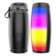 Corneta Inalambrica Bluetooth Radio Led Rgb Portatil Horizon