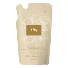  Refil Creme Acetinado Hidratante Corporal Para Pele Lily 250g