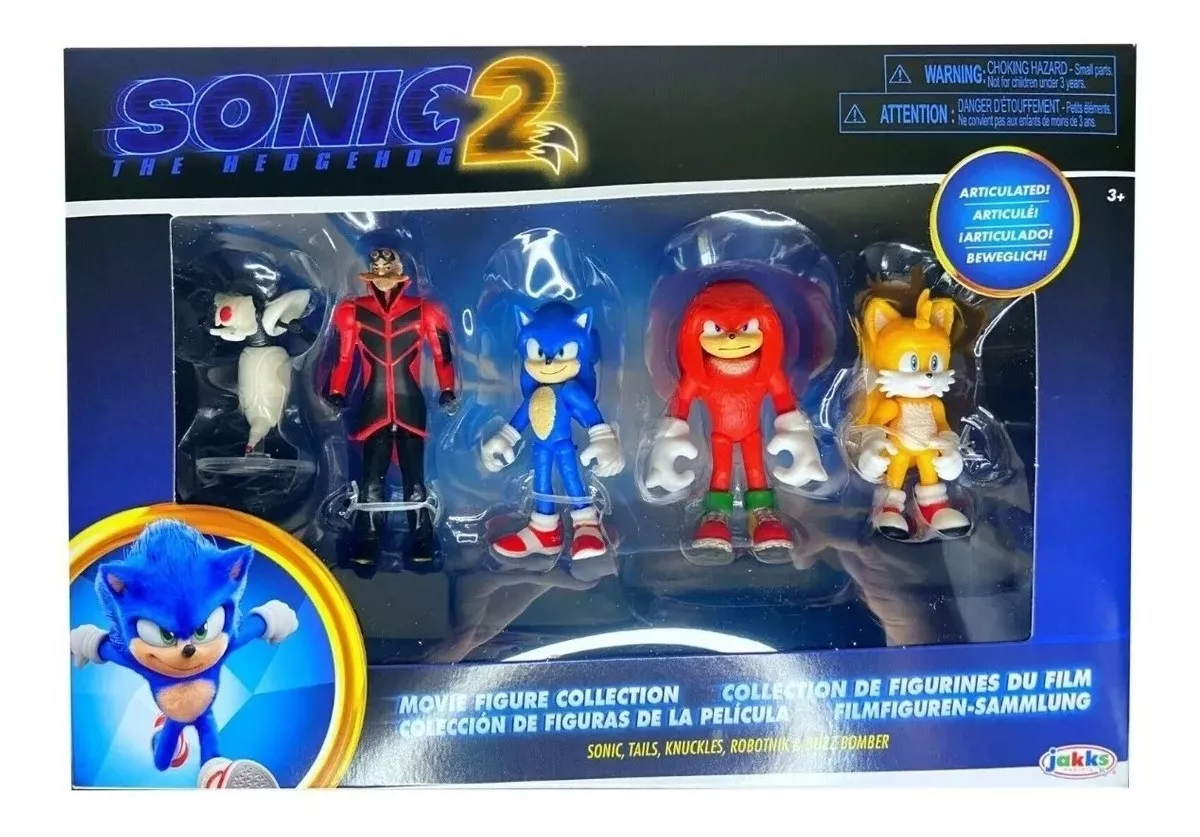 Set De Figuras Articuladas Sonic - Sonic 2 Jakks