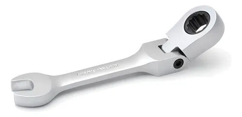 Llave Combinada Con Crique Corta Articulada 14mm Bremen 6257 Gris