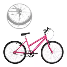 Bicicleta Aro 26 Feminina Masculina Com Freios V-brake