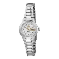 Relógio Orient Feminino Automático Prata Com Números 559wa6x
