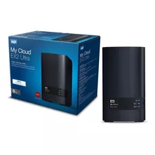 Storage Wd My Cloud Ex2 Até 2 Discos - Wdbvbz0000nch Cor Preto