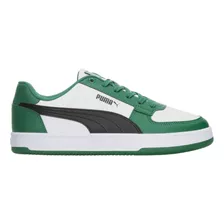 Tenis Puma Caven 2.0 Blanco Con Verde Caballero Hombre 