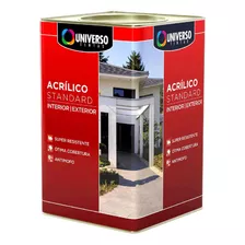 Tinta Acrilica Latex Fosco Branco Gelo 18l - Universo